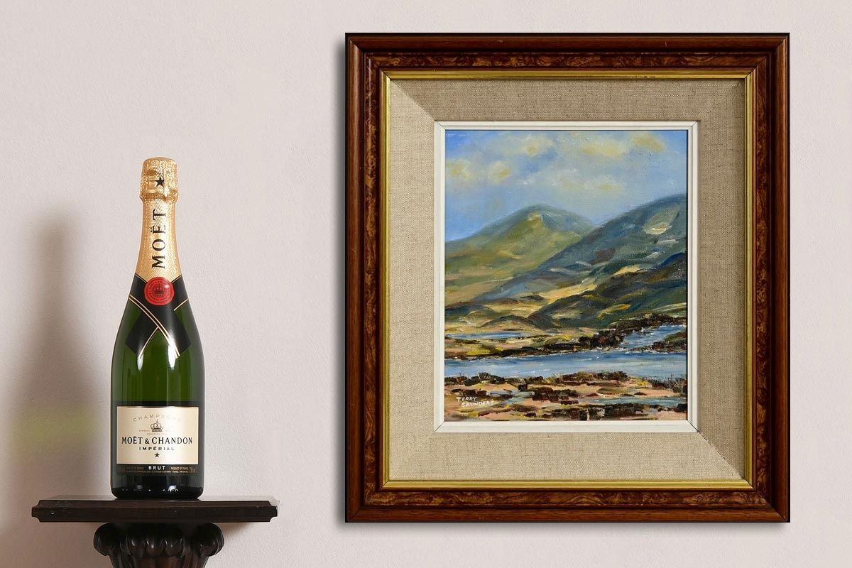 Artwork by Terry Saunders, Connemara Landscape, Made of oil on canvas