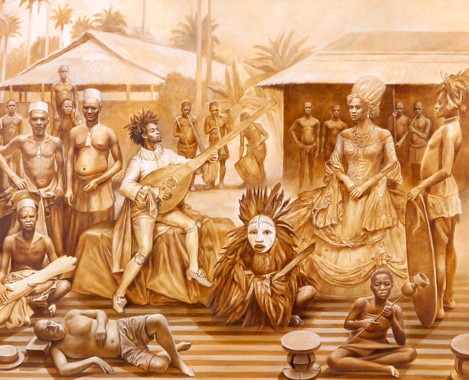 Artwork by Cyril Coetzee, THE DREAM OF XAVIE PERRE, Made of oil on canvas