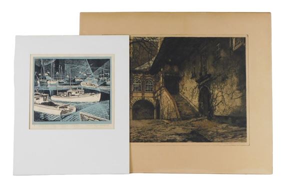 Fishermen, Camden, Maine by Caroll Thayer Berry