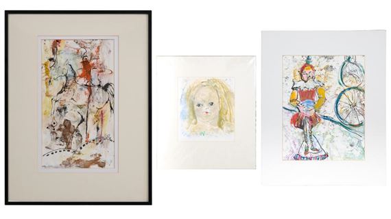 Three Works on Paper - Sandra Halat