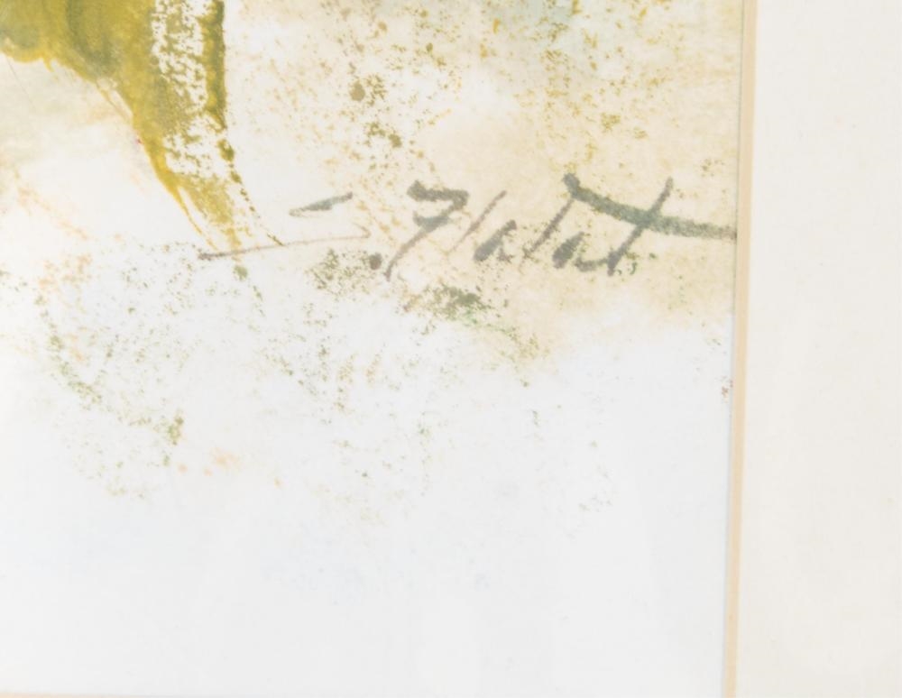 Artwork by Sandra Halat, Three Works on Paper, Made of mixed media drawing on paper, monoprint on paper