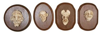 Four Face Plaques - Ellen Lyle Morehouse