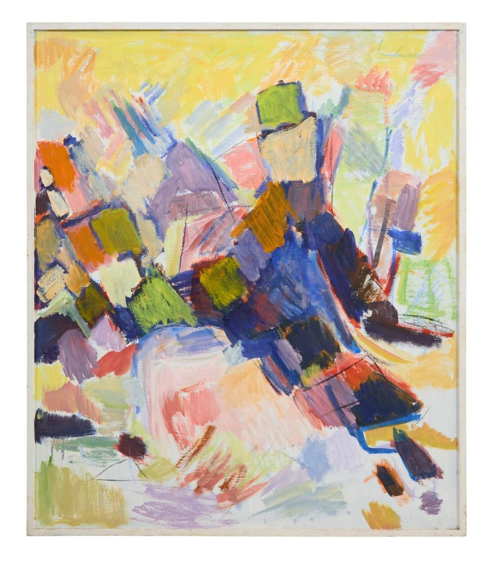 Artwork by Ellen Lyle Morehouse, Coast Line (Ida Kohlmeyer Inspired, Made of acrylic on canvas