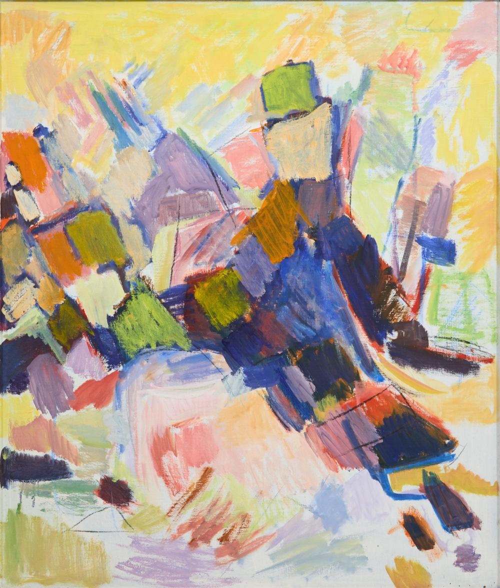 Artwork by Ellen Lyle Morehouse, Coast Line (Ida Kohlmeyer Inspired, Made of acrylic on canvas