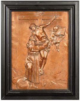 "San Francisco Abrazado a Cristo" - Lorenzo Fernandez de Viana