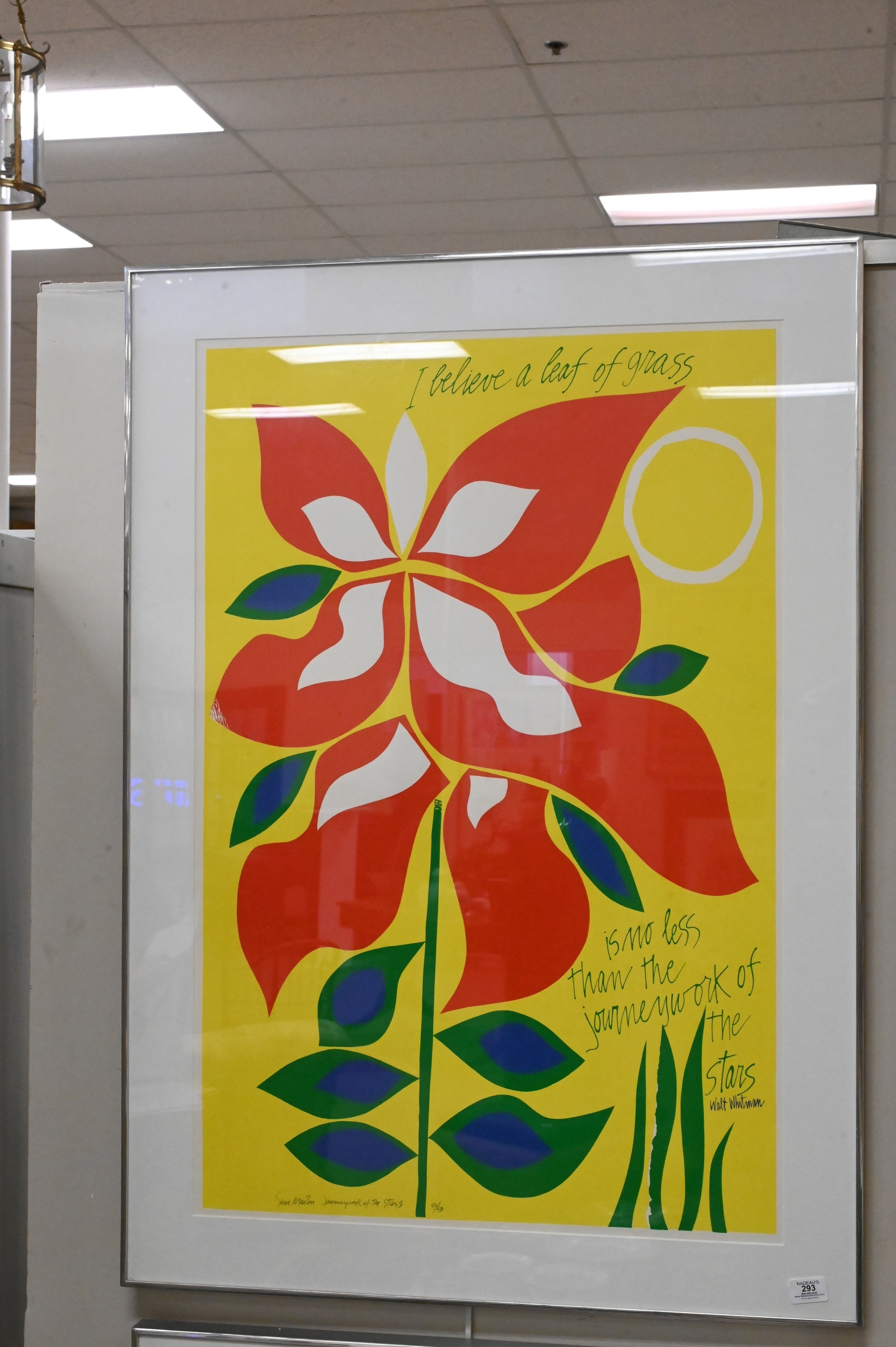 Sam Maitin | Two Large Samuel Maitin (American 1928-2004) Framed Pieces ...