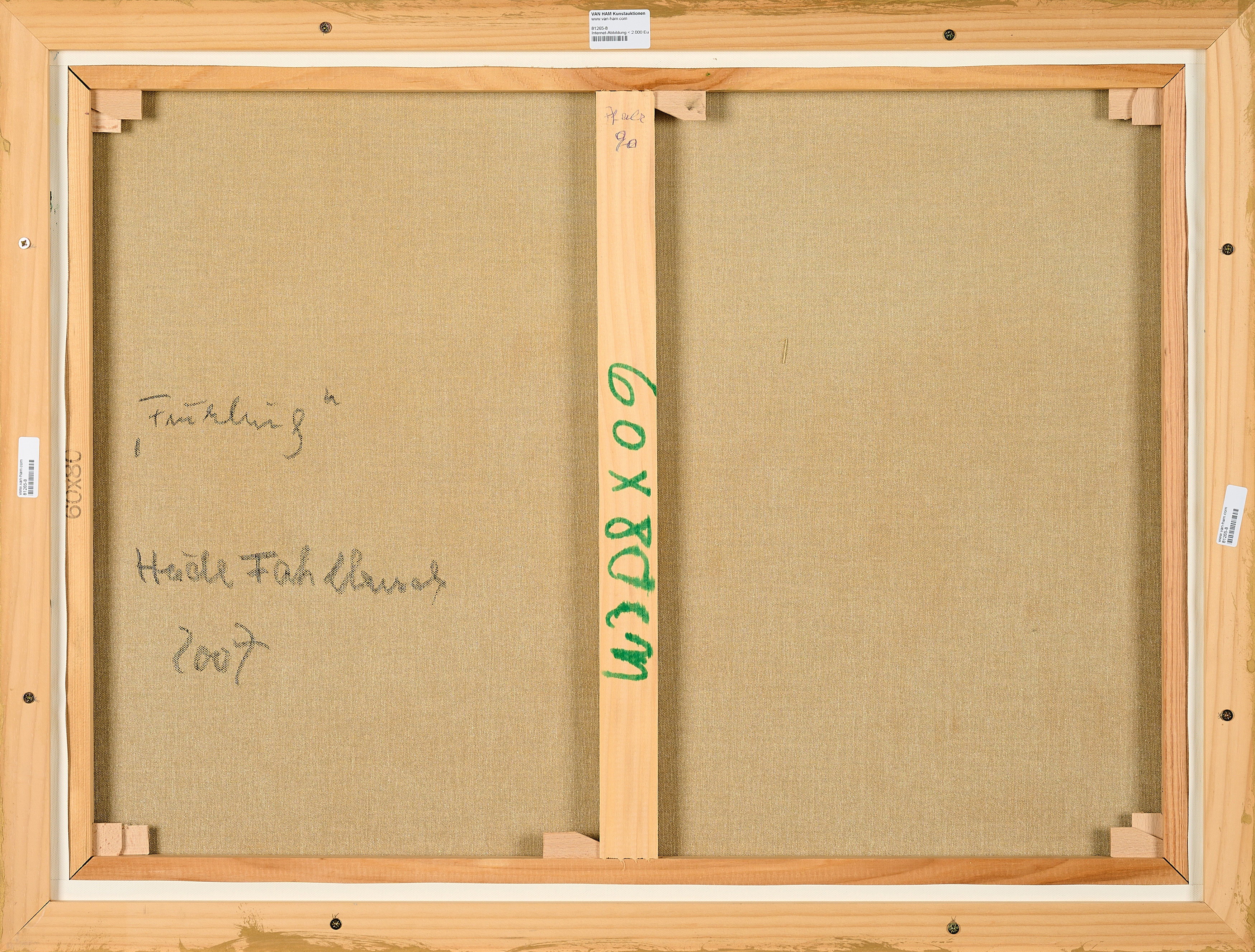 Artwork by Heide Fahlbusch, "Frühling", Made of Oil on canvas