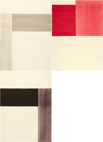 Callum Innes | Mixed Lot of 3 Works on Paper (1997) | MutualArt