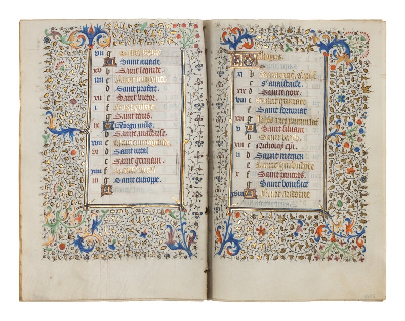 Master of Jean Rolin | A single quire of twelve leaves from a Book of ...