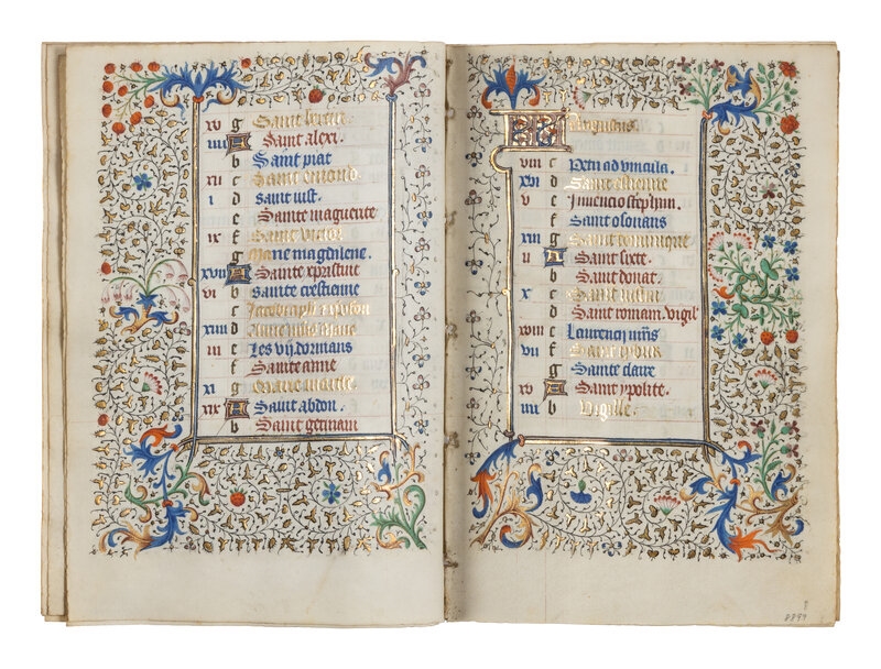 Master of Jean Rolin | A single quire of twelve leaves from a Book of ...