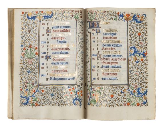 Master of Jean Rolin | A single quire of twelve leaves from a Book of ...