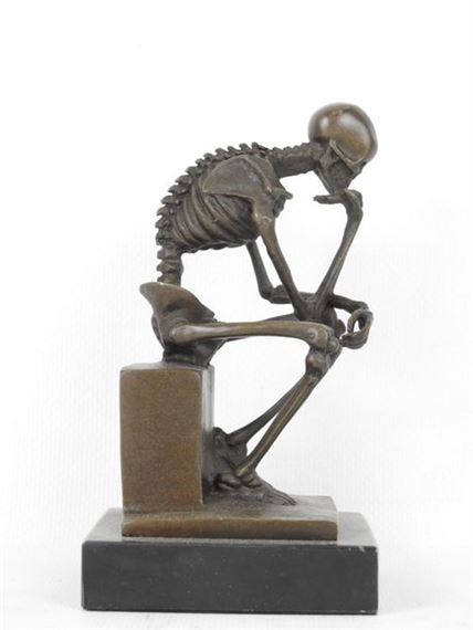 Milo Martin | Skeleton of the Thinker | MutualArt