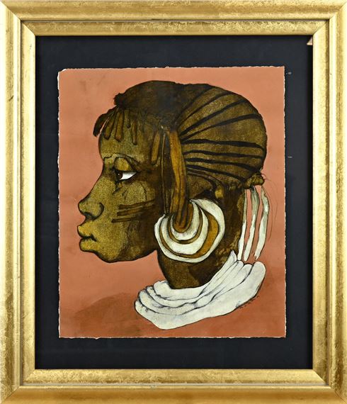 Machiel Hopman | Afrikaanse vrouw | MutualArt