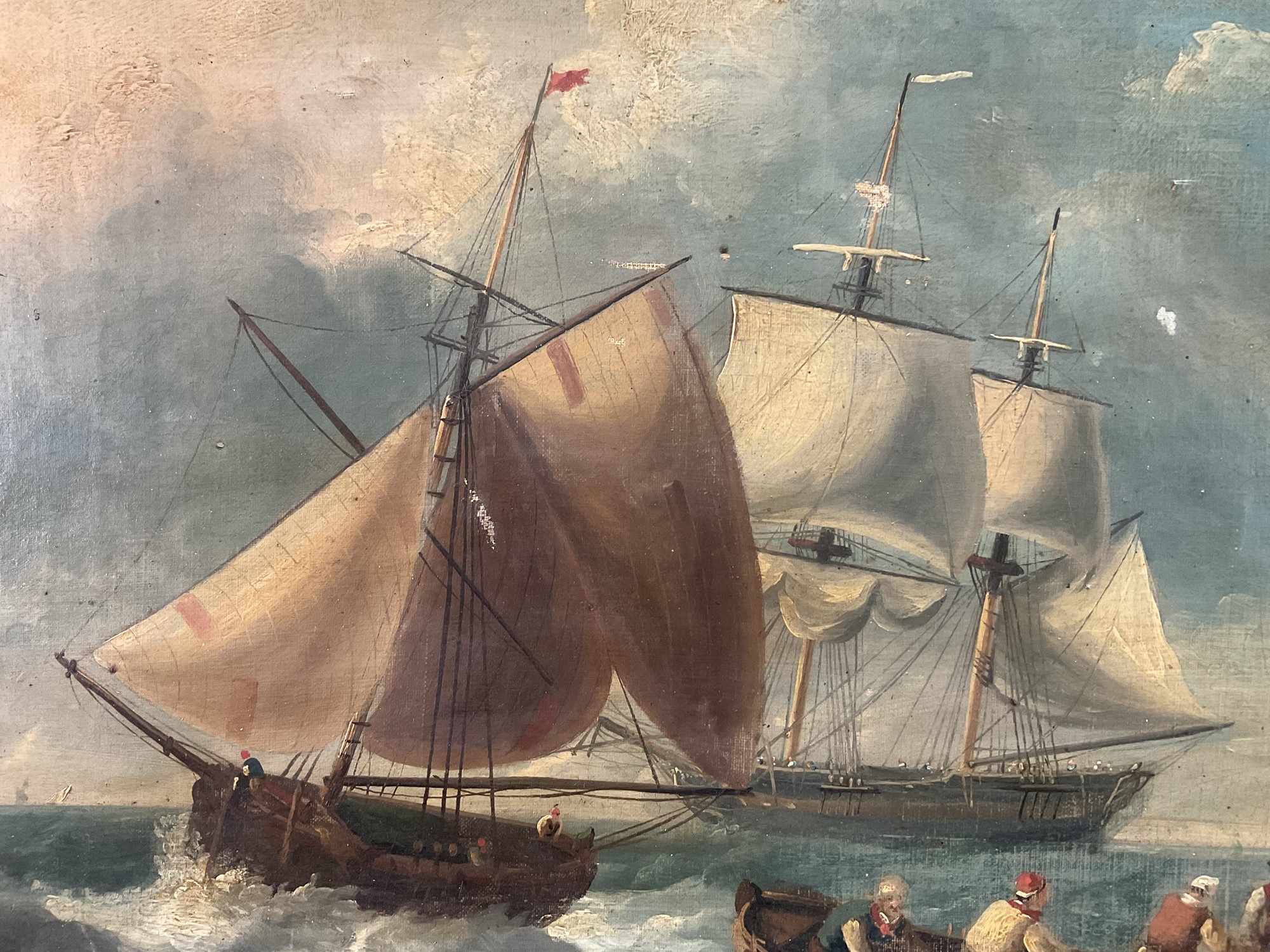 Henry Redmore | Rowing in Choppy Seas | MutualArt