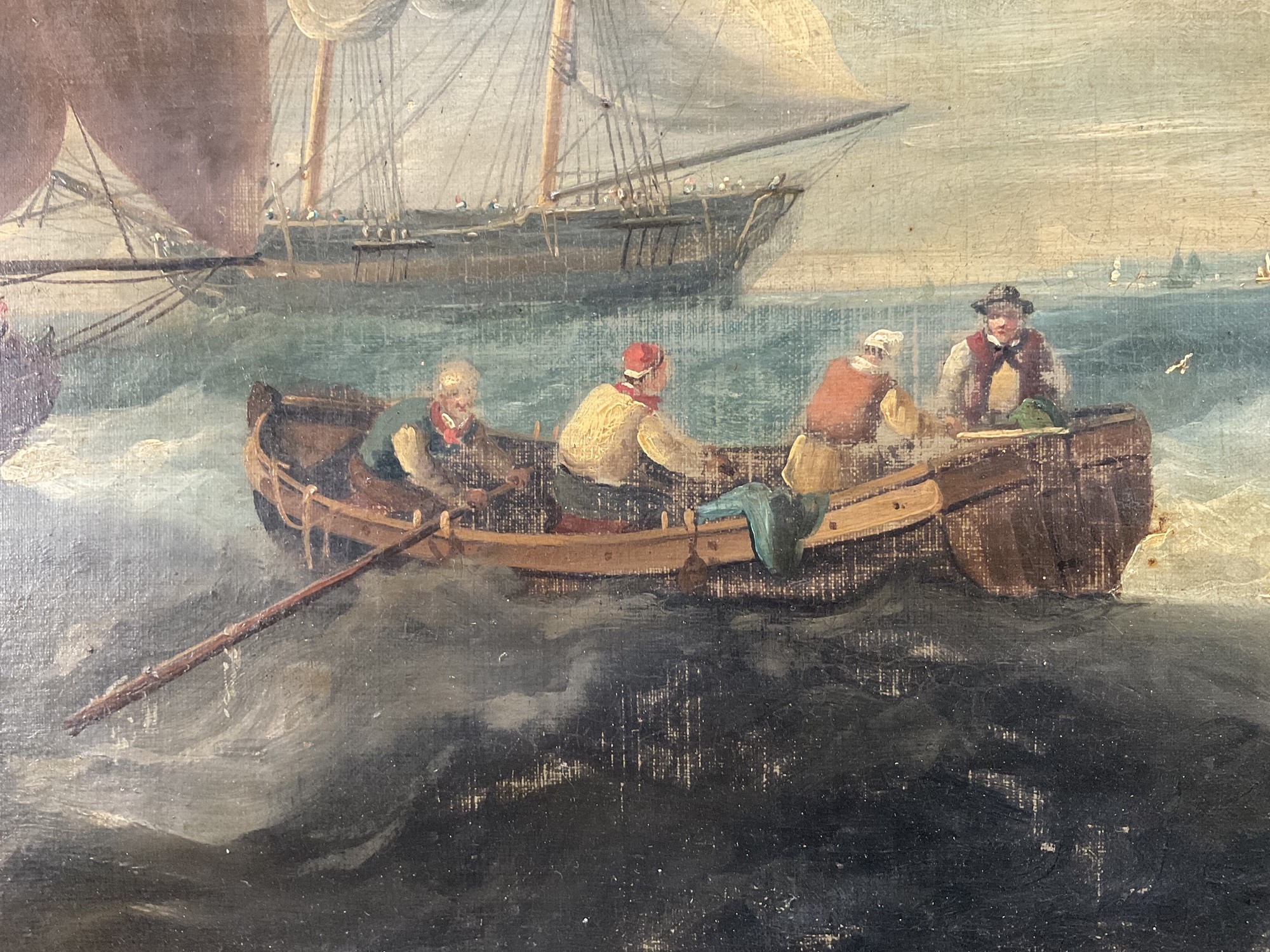 Henry Redmore | Rowing in Choppy Seas | MutualArt