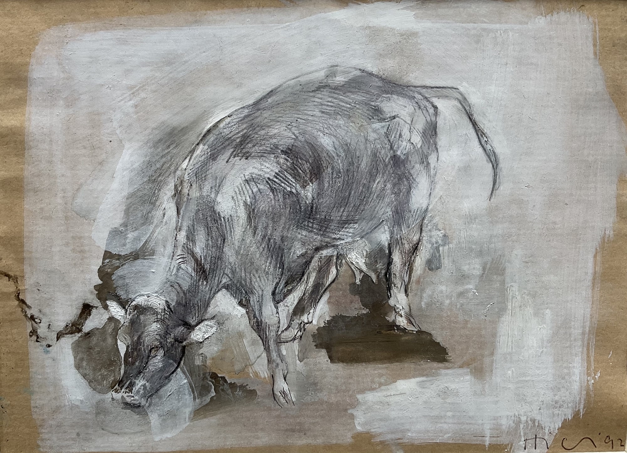 Nicola Hicks | Cow (1992) | MutualArt
