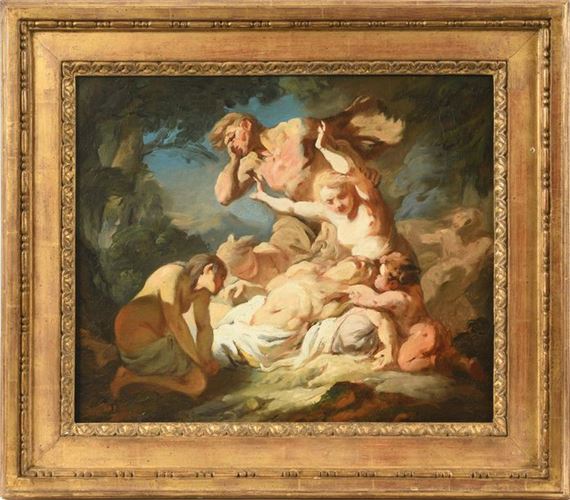 Jean-joseph Dumons | Romulus lamenting the death of Remus | MutualArt