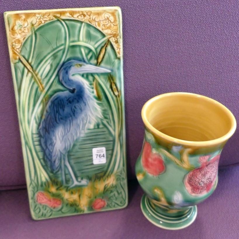 Mary Philpott | MARY PHILPOTT TILE AND VASE | MutualArt
