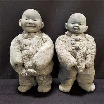 Children of the Mountains" statues - Yu Qingcheng