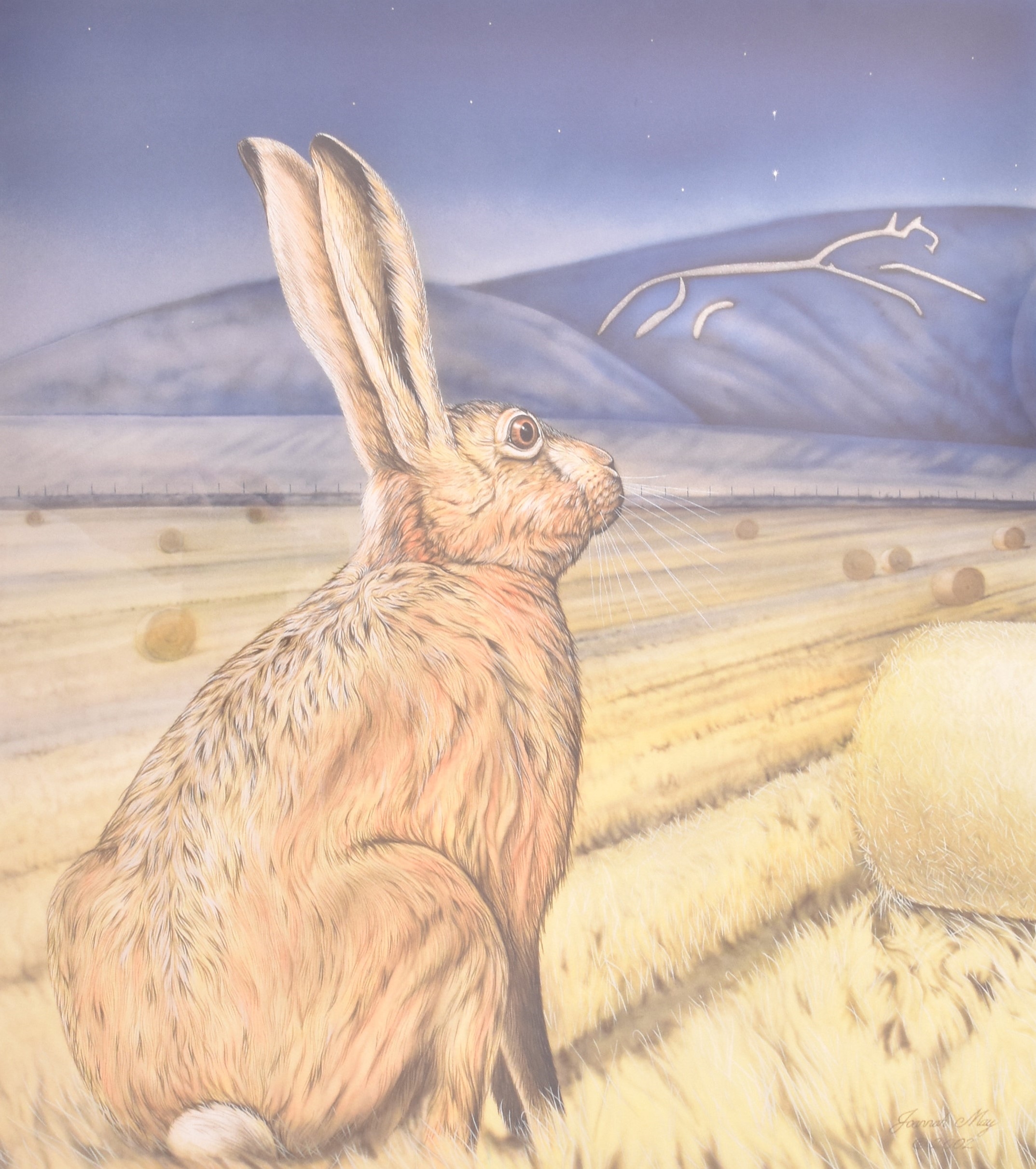 Joanna May | TWO LIMITED HARE PRINTS | MutualArt