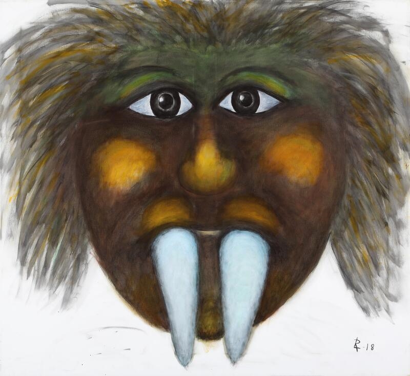 Artwork by Rasmus Lyberth, Untitled, Made of Acrylic on canvas