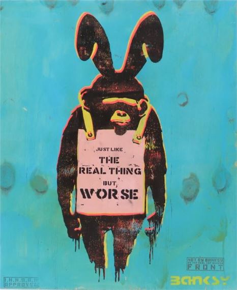 Not Banksy | The Real Not Banksy Front «11th Hour CHIMP Original ...