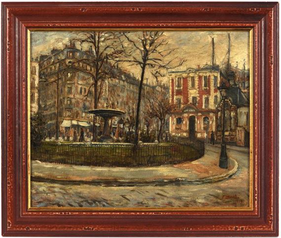 Place Pigalle by Fernand Laval, 1919