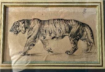 Walking Tiger - Edmée Saint-marcel