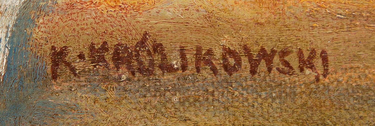 Artwork by Kazimierz Krolikowski, Martwa natura, Made of oil on canvas