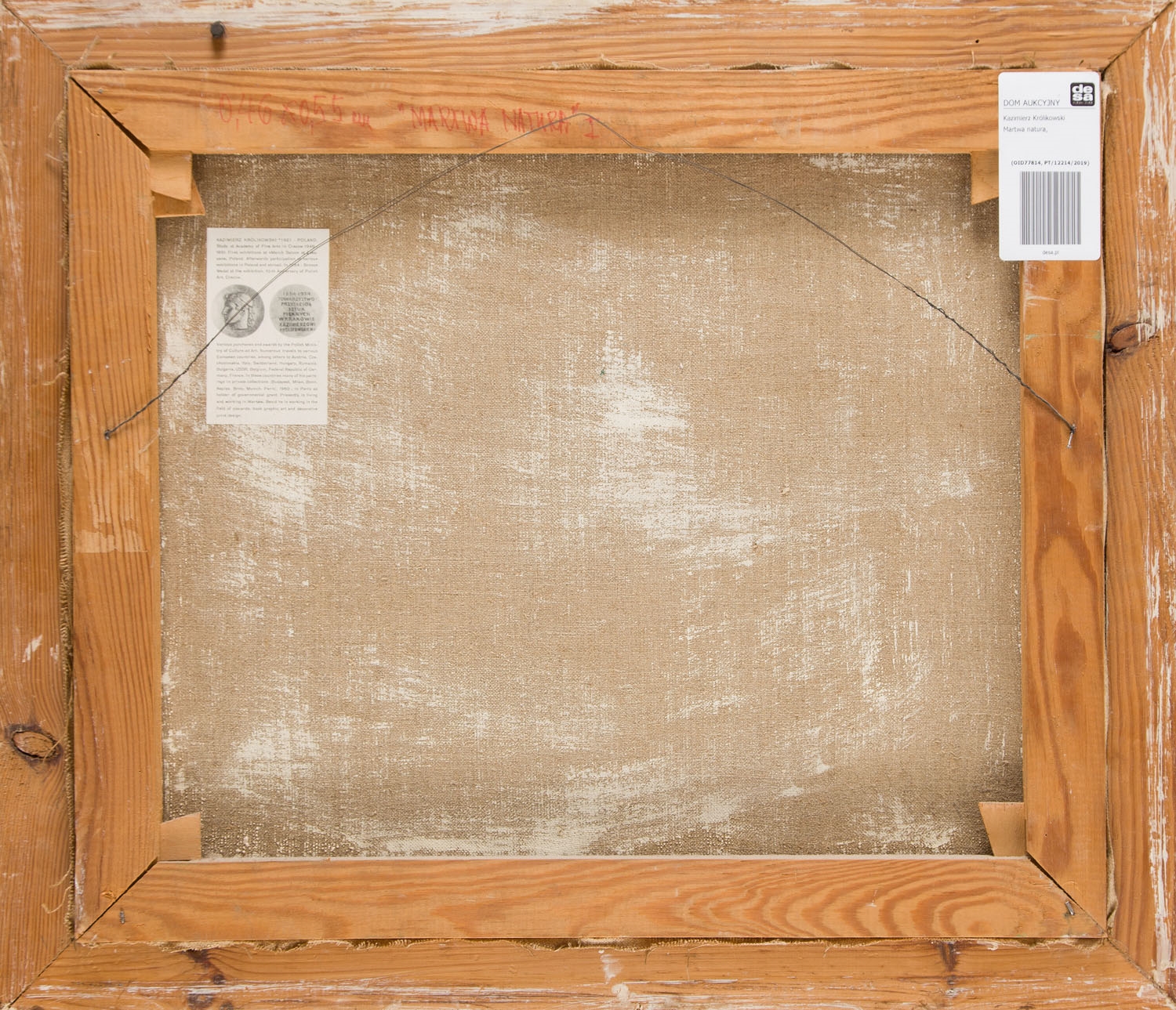 Artwork by Kazimierz Krolikowski, Martwa natura, Made of oil on canvas