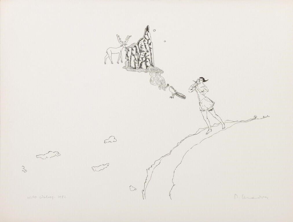 Metka Krašovec | Four Surrealist Spiritual Compositions (1982) | MutualArt