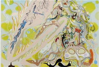 Florian Meisenberg: Reading the Bible at the Beach - Anton Kern Gallery