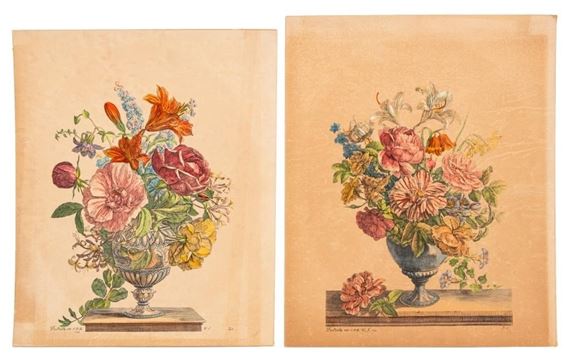 Two Botanical Scenes - Jacques Vauquer