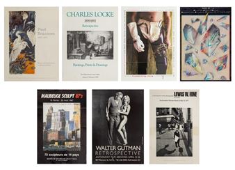 Collection of Six Art Exhibition Posters - Christian Holstad