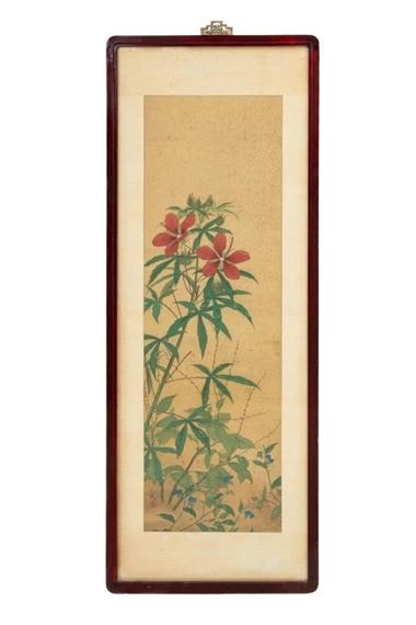 Hibiscus Flowers by Chinese School