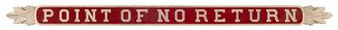 POINT OF NO RETURN - Charlie Sayle