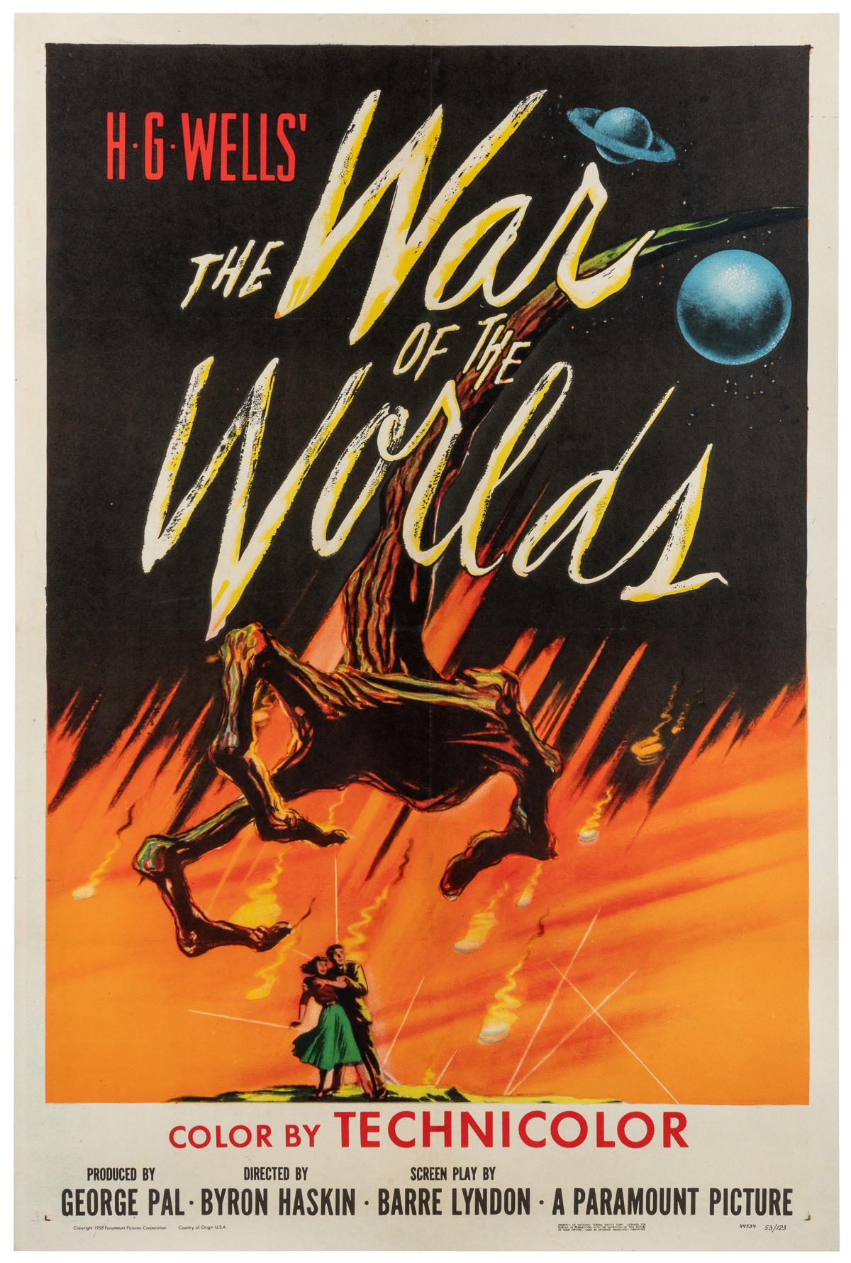Artwork by Ann Robinson, Paramount, 1953, Made of poster