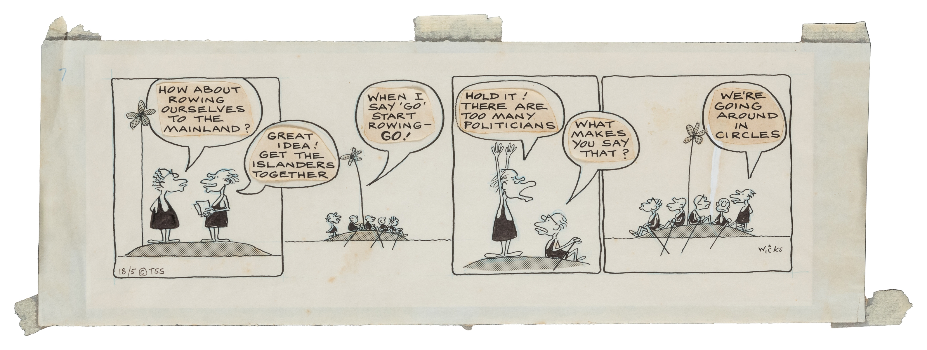 Jules Feiffer | Five pieces of signed or original art (18) | MutualArt