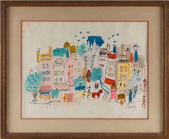 Cityscape, likely Paris - Charles Corbelle