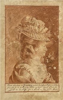 Portrait of Marie Sophie-Dorothée de Wurtemberg (1759-1828), - Lot 137 - Marie Sophie-dorothée de Wurtemberg
