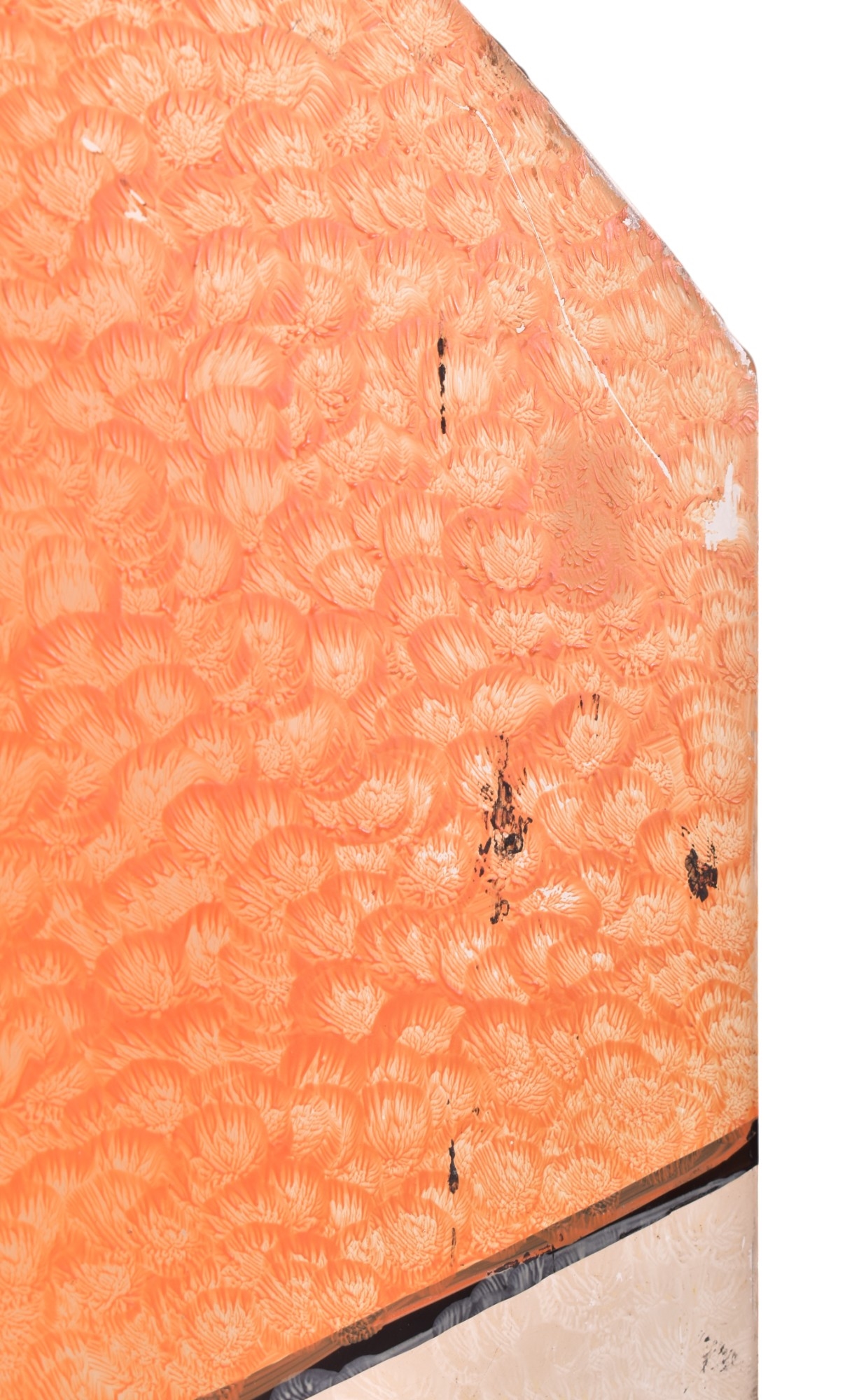 Artwork by Louis Armstrong , LARGE HAND-PAINTED GLASS WINDOW PANEL, Made of painted glass panel