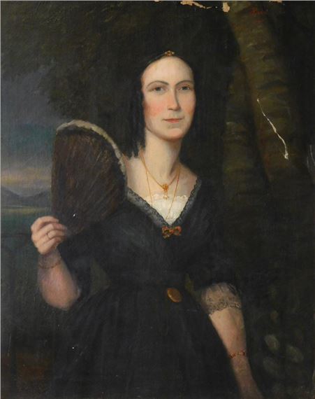 Portrait of an Unidentified Woman - Louis Nicholas Adolphe Rinck