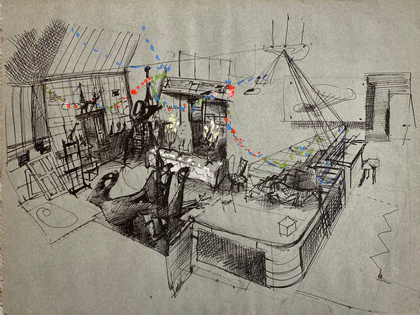 Sándor Trauner | Projet de décor (2025) | MutualArt