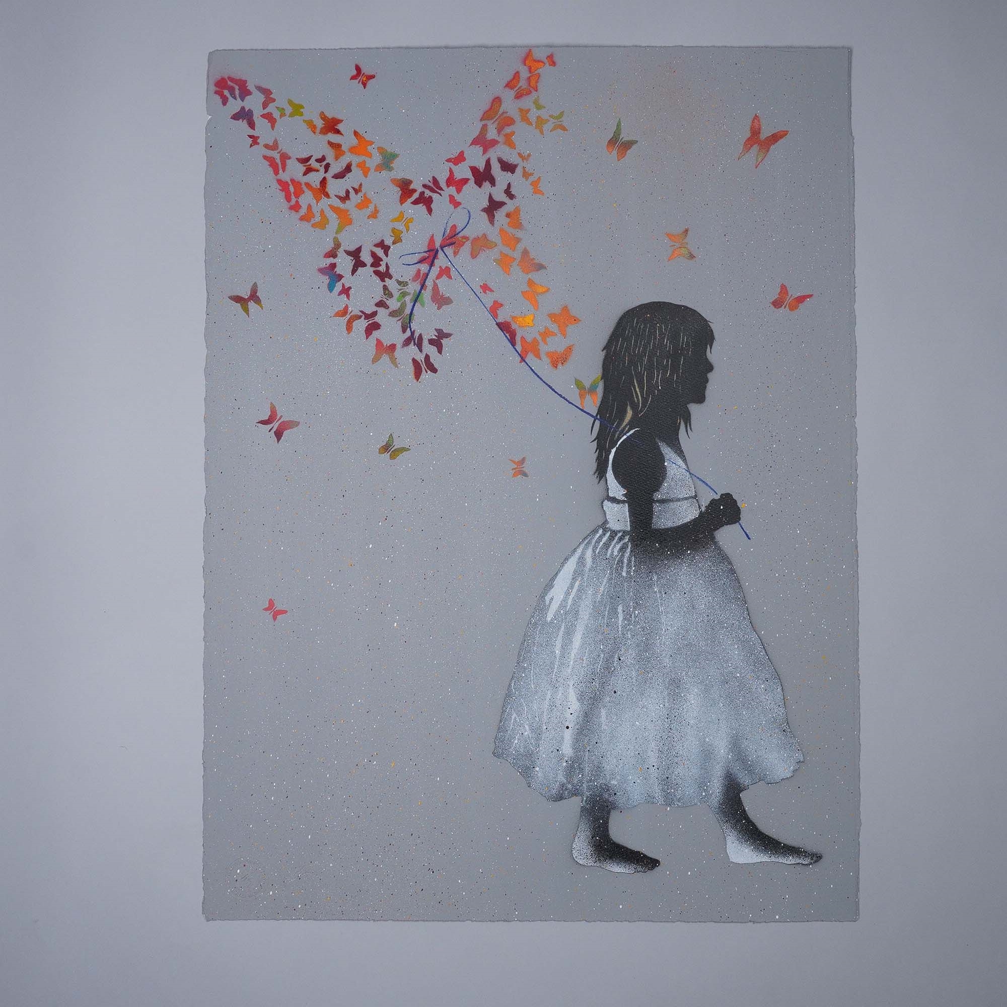 Artwork by Grafter, Butterfly Collector, Made of Somerset watercolor paper
