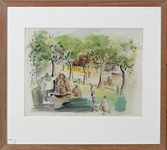 SATURDAY AFTERNOON AT SOUTH MELBOURNE by Mary Macqueen