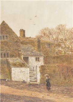 a pair of genre scene watercolours - Robert Rampling