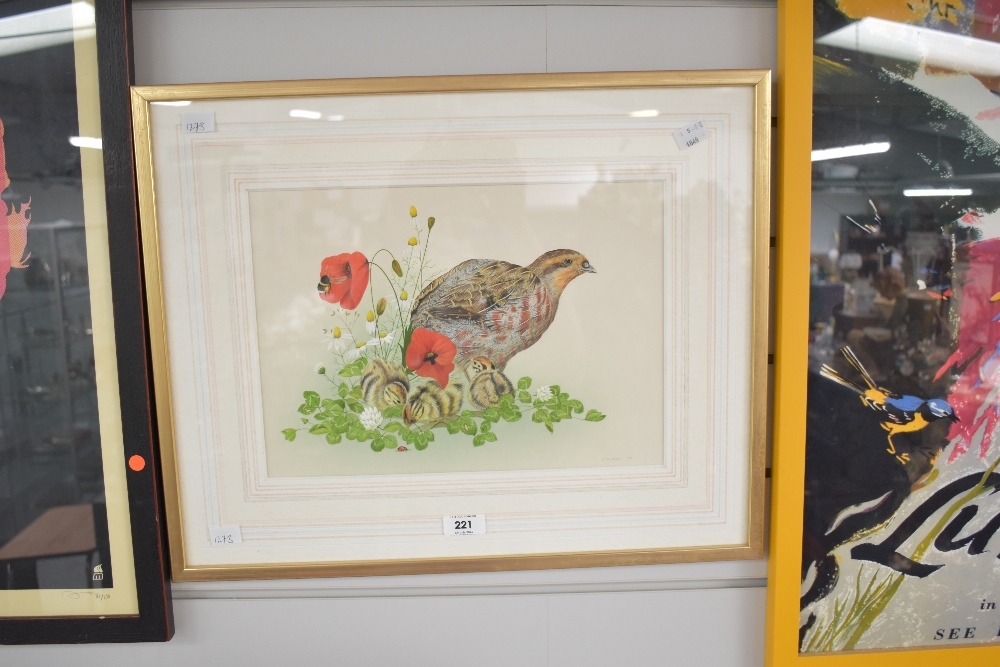 J. R. Morris | Detailed study of a partridge and chicks | MutualArt