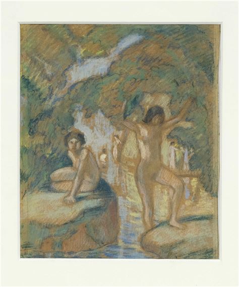 Badende by Ludwig von Hofmann, um 1900