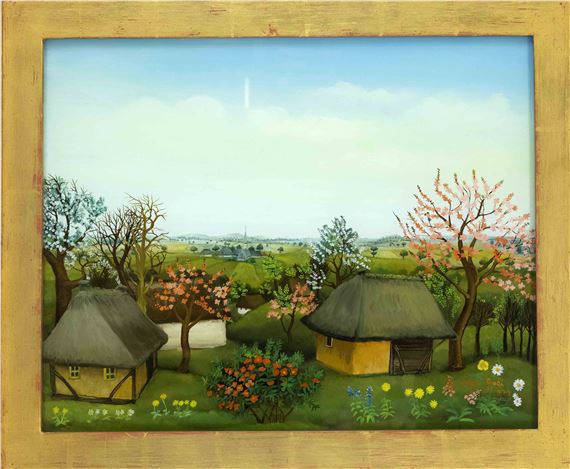 weite Landschaft mit blühenden Obstbäumen - Dragan Gazi