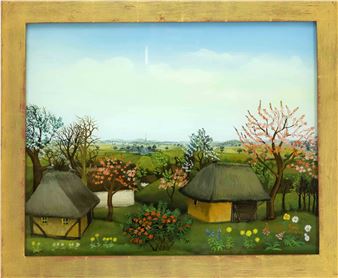 weite Landschaft mit blühenden Obstbäumen - Dragan Gazi